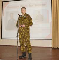 Игорь Винников посетил школу